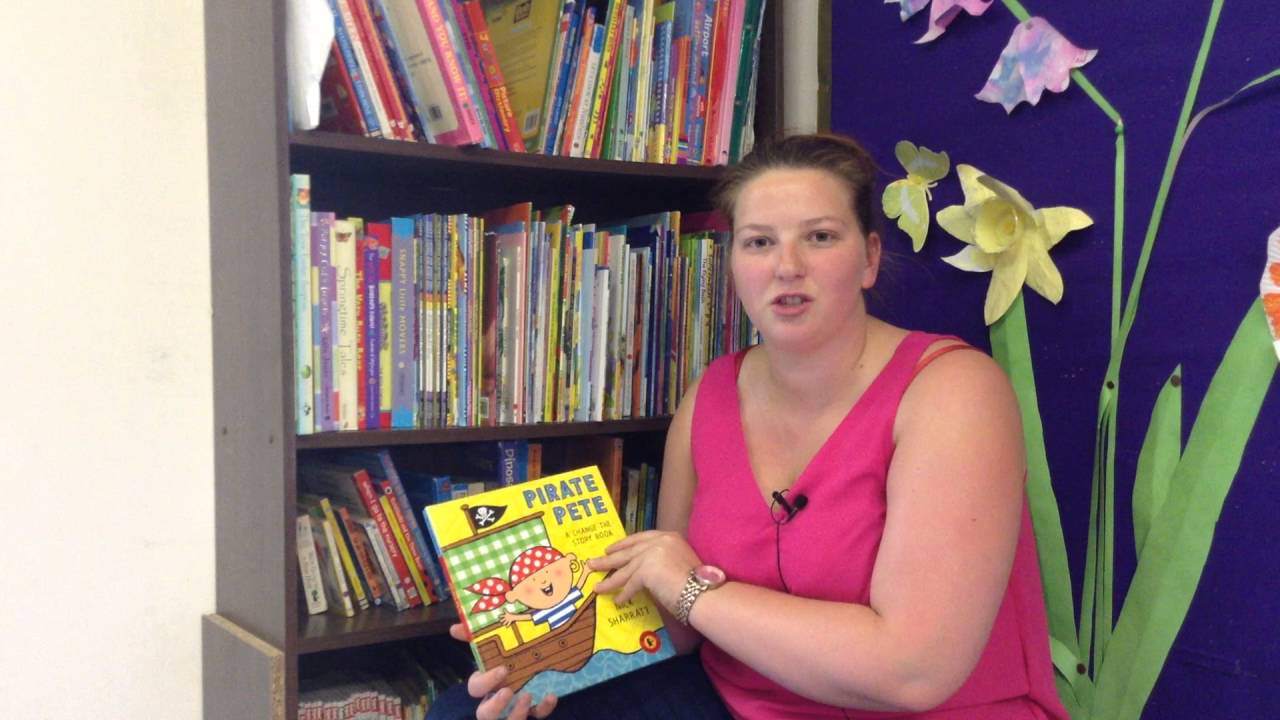 Pirate pete by Nick Sharratt read by lauren at story time