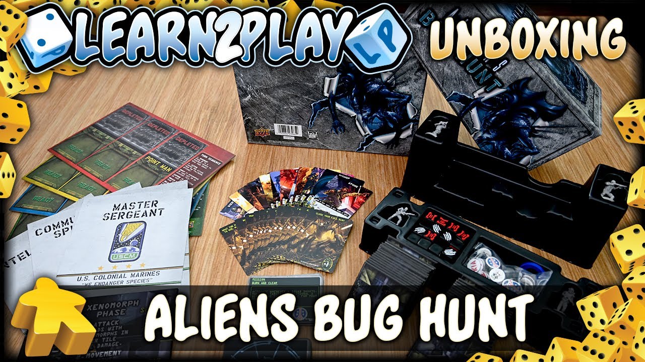 Aliens Bug Hunt unboxing