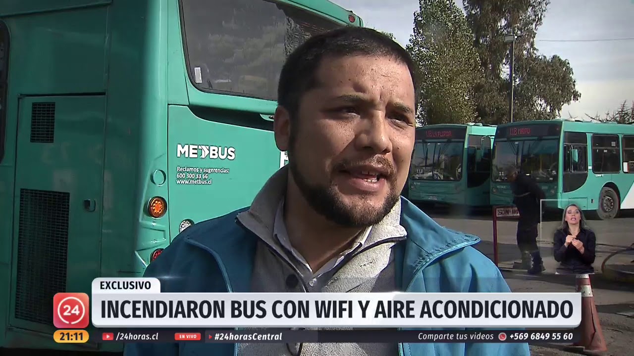 C&aacute;maras de seguridad muestran accionar de encapuchados que quemaron dos buses de RED