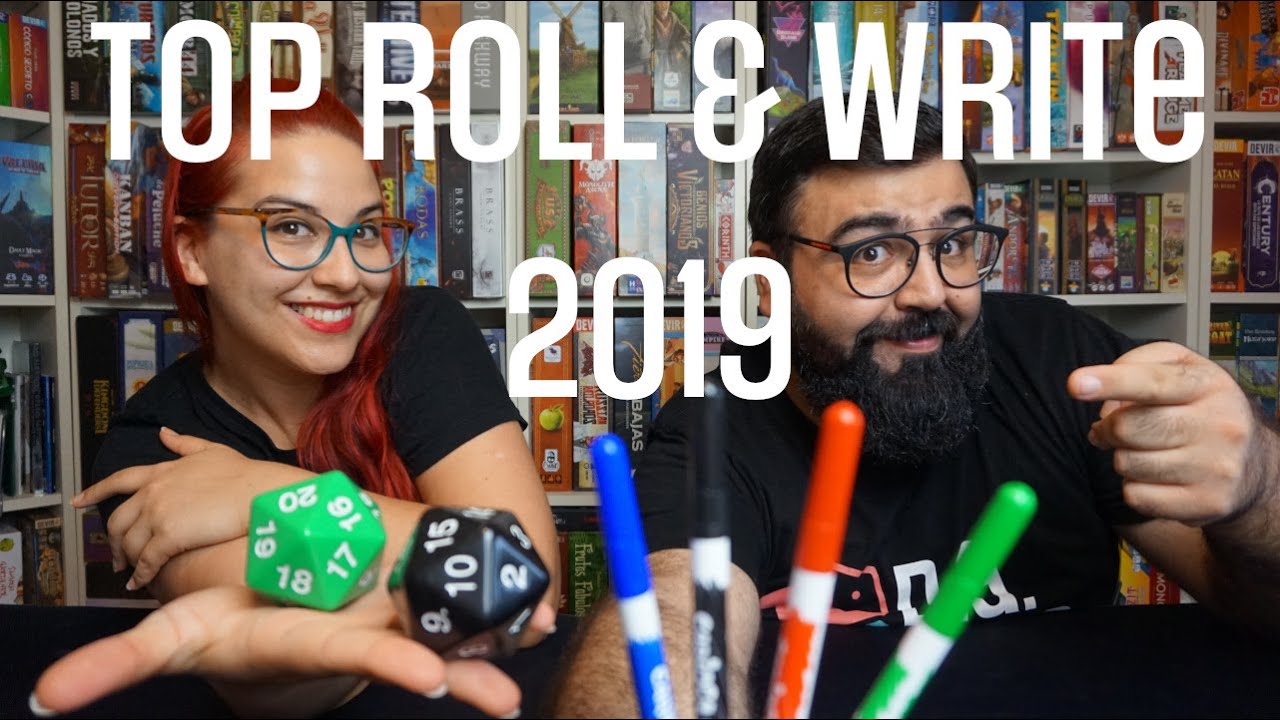 Nuestros Juegos Roll And Write Favoritos 2019
