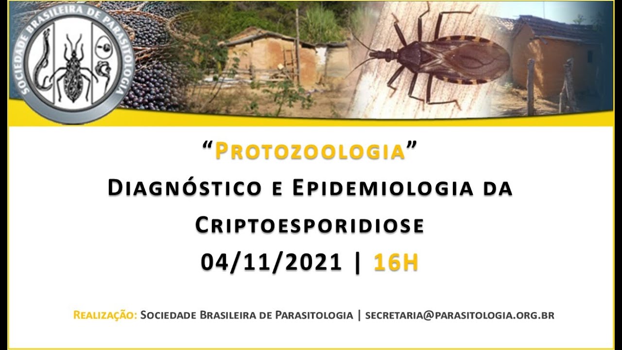 Webnário SBP - Protozoologia: Diagnóstico e Epidemiologia da Criptoesporidiose
