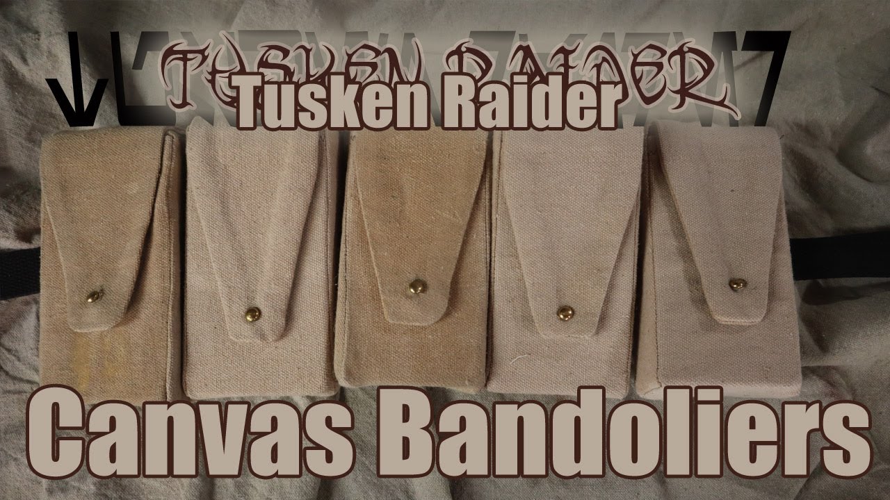 Tusken Raider Bandolier Build-Along: Part 03 – Waxed Canvas Waist Pouches (ANH)