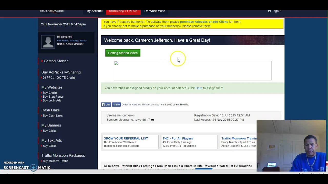 Traffic Monsoon Review Update  Getting $150 a day