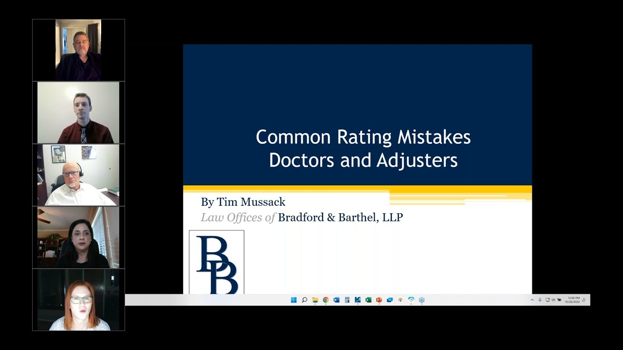 Bradford & Barthel - Common Rating Issues