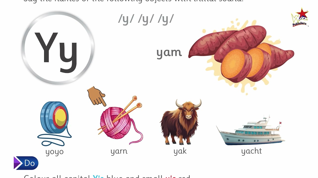 Nursery English | Meet --- Y y