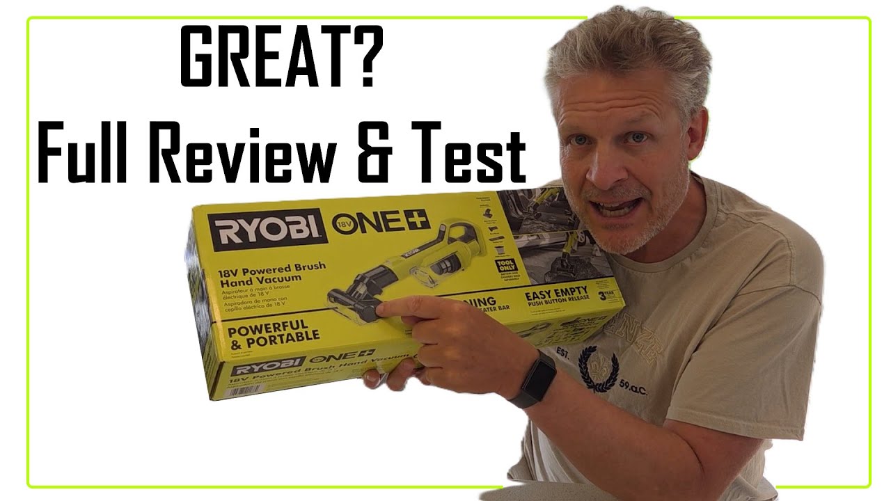 BEST PORTABLE VACUUM EVER? Ryobi PCL700 Portable Vacuum Review