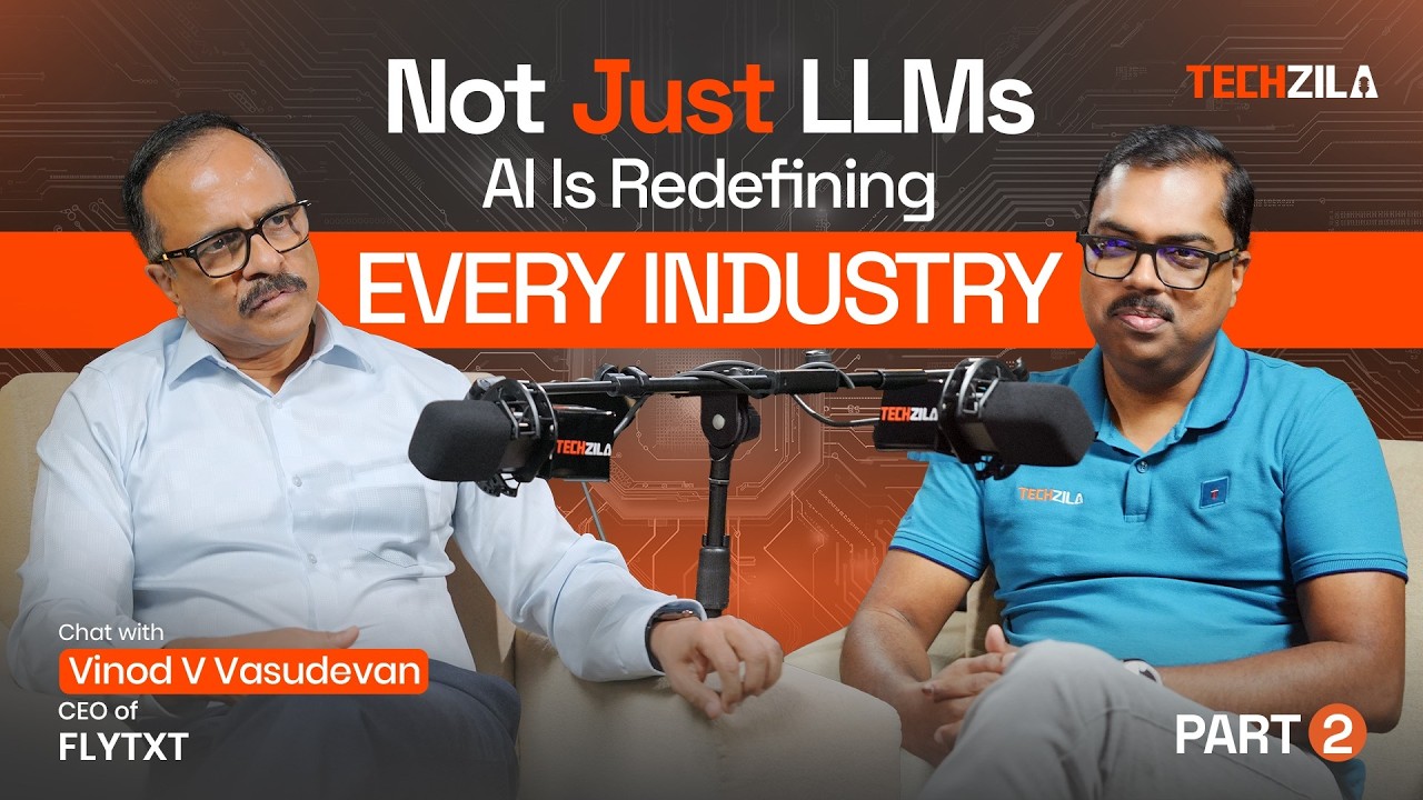 Beyond ChatGPT:The Real Future of AI | Dr. Vinod V. Vasudevan | Flytxt CEO| Techzila Podcast| Part 2