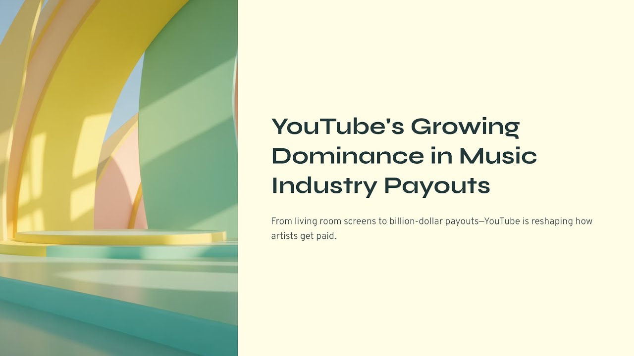 YouTube's Growing Dominance in Music Industry Payouts