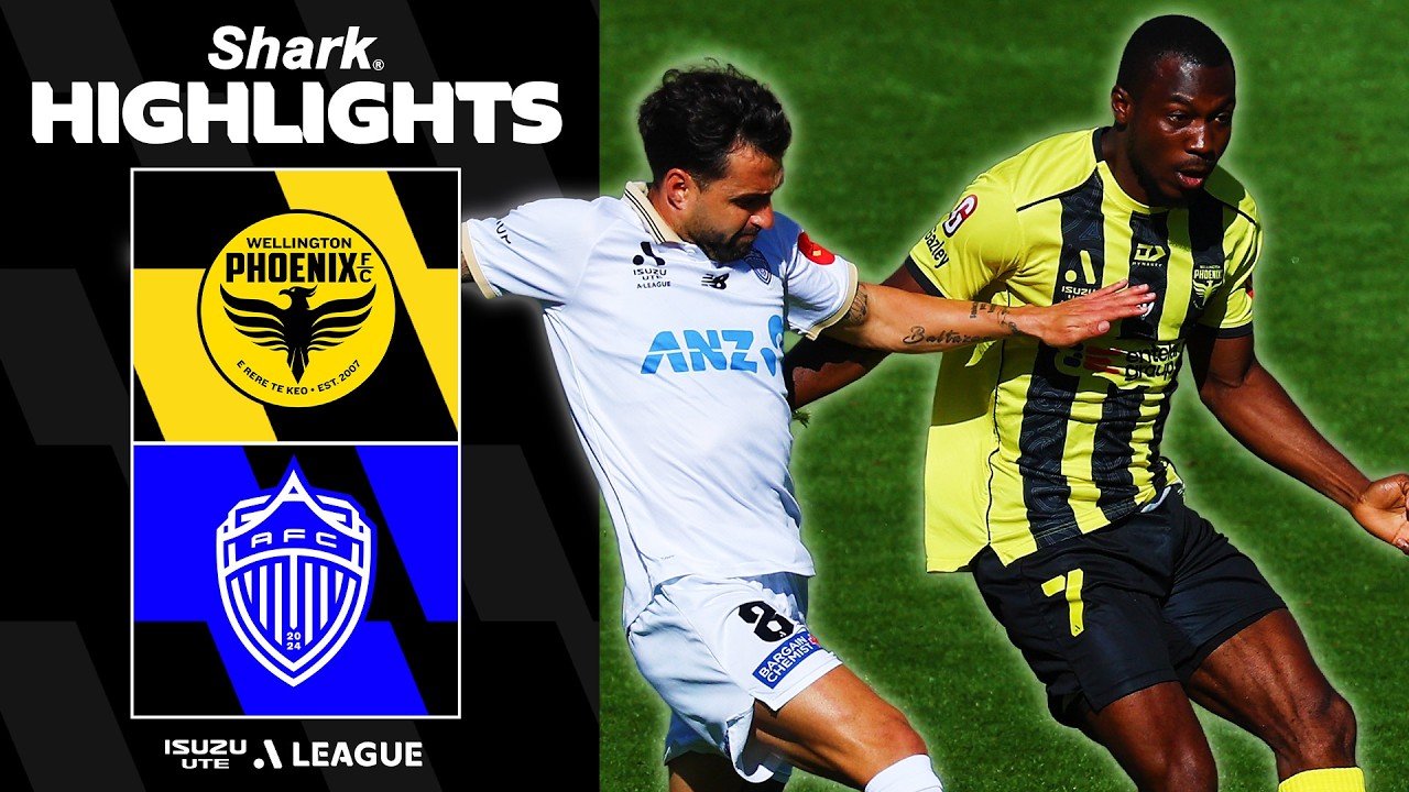 Wellington Phoenix v Auckland FC | SHARK HIGHLIGHTS | Isuzu UTE A-League 2025-26 | Round 18