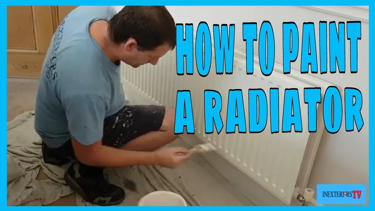 How to paint a radiator. painting a radiator.