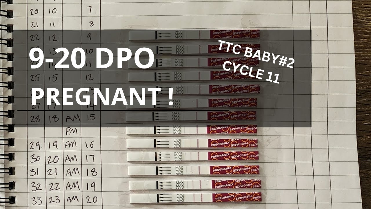 9-20 DPO | TTC #2 CYCLE 11 | POSITIVE CYCLE! (ovulation & pregnancy tests)  JessssLife
