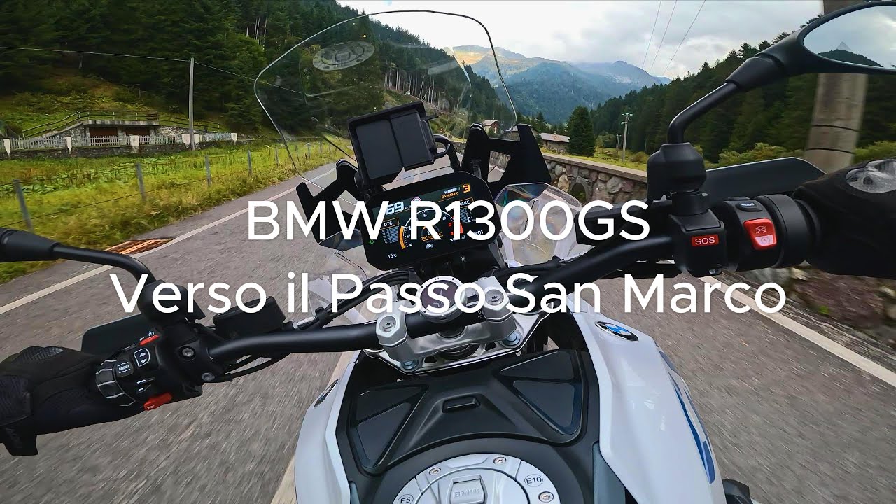 Verso il PASSO SAN MARCO - La prima uscita col BMW R1300GS #3