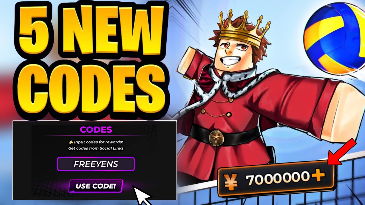 *НОВОЕ* Все рабочие ОБНОВЛЕНИЕ 48 КОДОВ ДЛЯ VOLEYBALL LEGENDS КОДЫ | ROBLOX VOLEYBALL LEGENDS КОДЫ