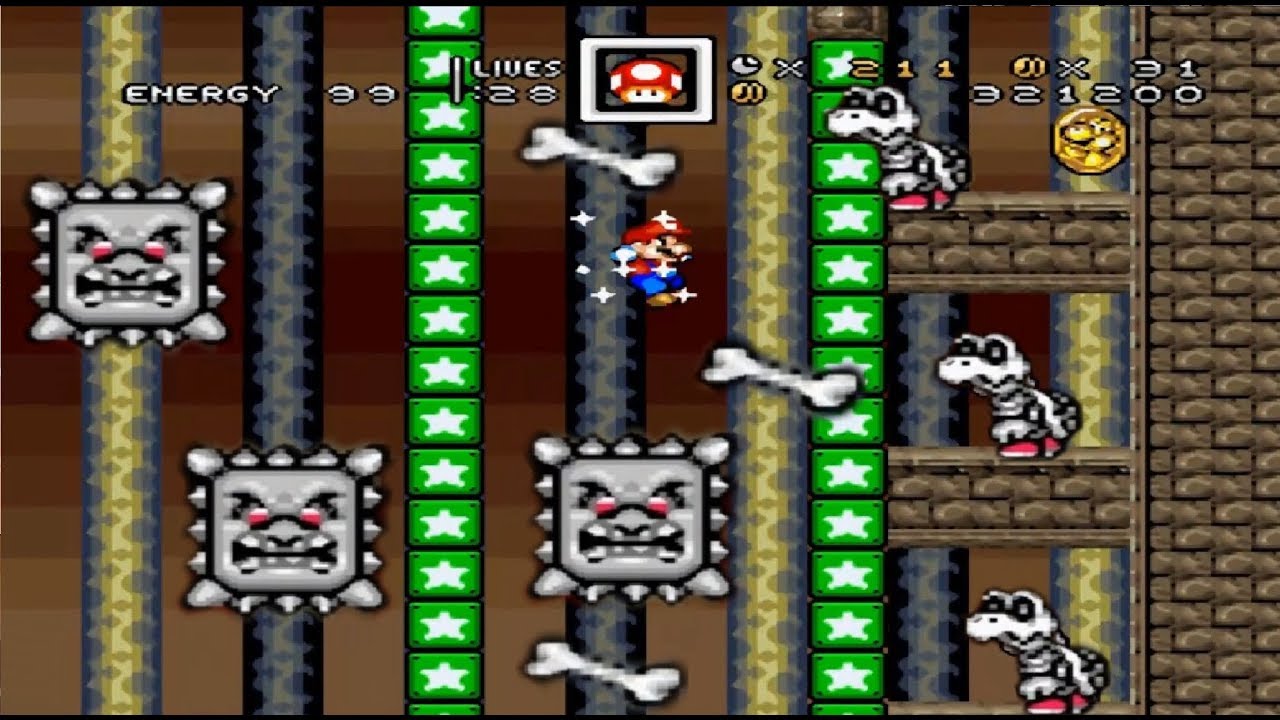 New Super Mario World: Mario's Amazing Adventure 100% World 1: Tropical Island Part 2