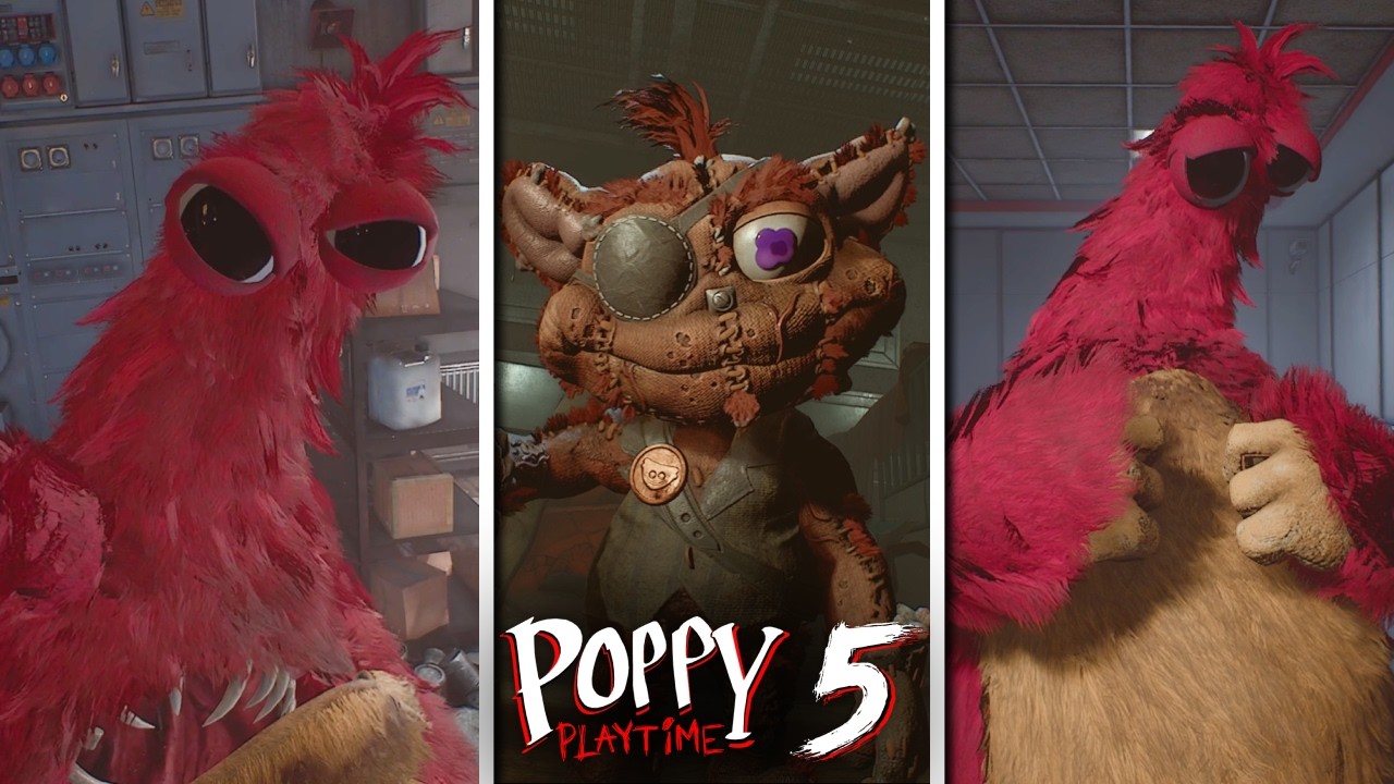 Poppy Playtime Chapter 5 - ALL Gilbet & Chum Chompkins Cutscene