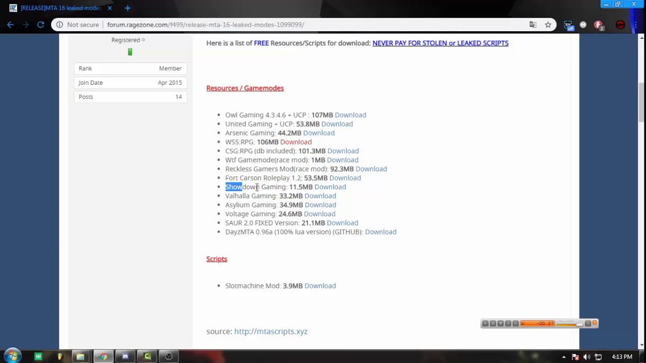 MTA:SA TUTORIAL Forum cu gm-uri free !! OWL , Fort Carson , Voltage , Etc