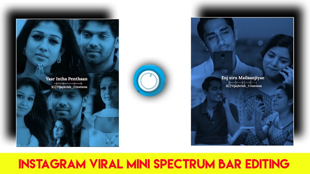 Instagram Viral  Spectrum bar video Editing in Tamil| Aveeplayer template download link| Aveeplayer