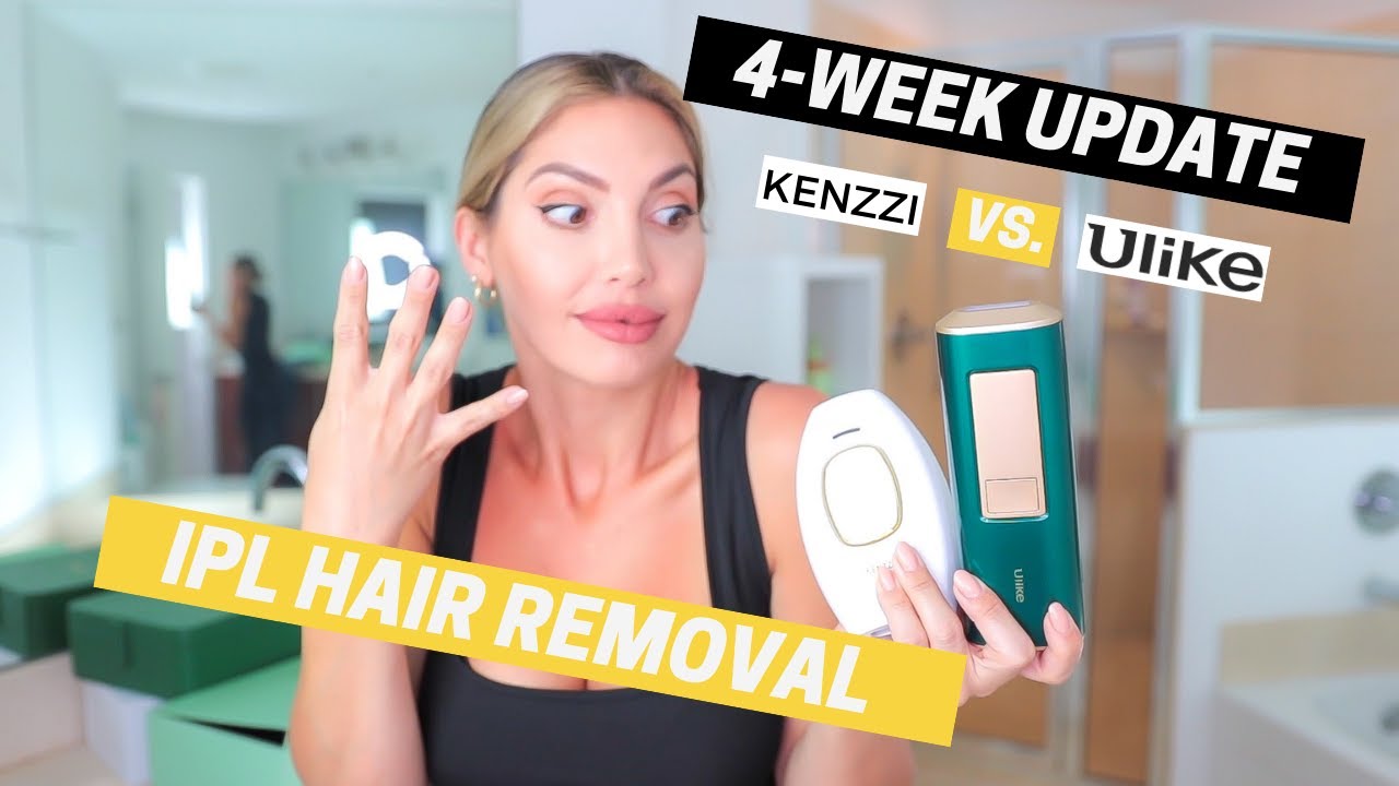 Does it work? 4 Weeks Update of IPL Hair Removal | Ulike VS Kenzzi