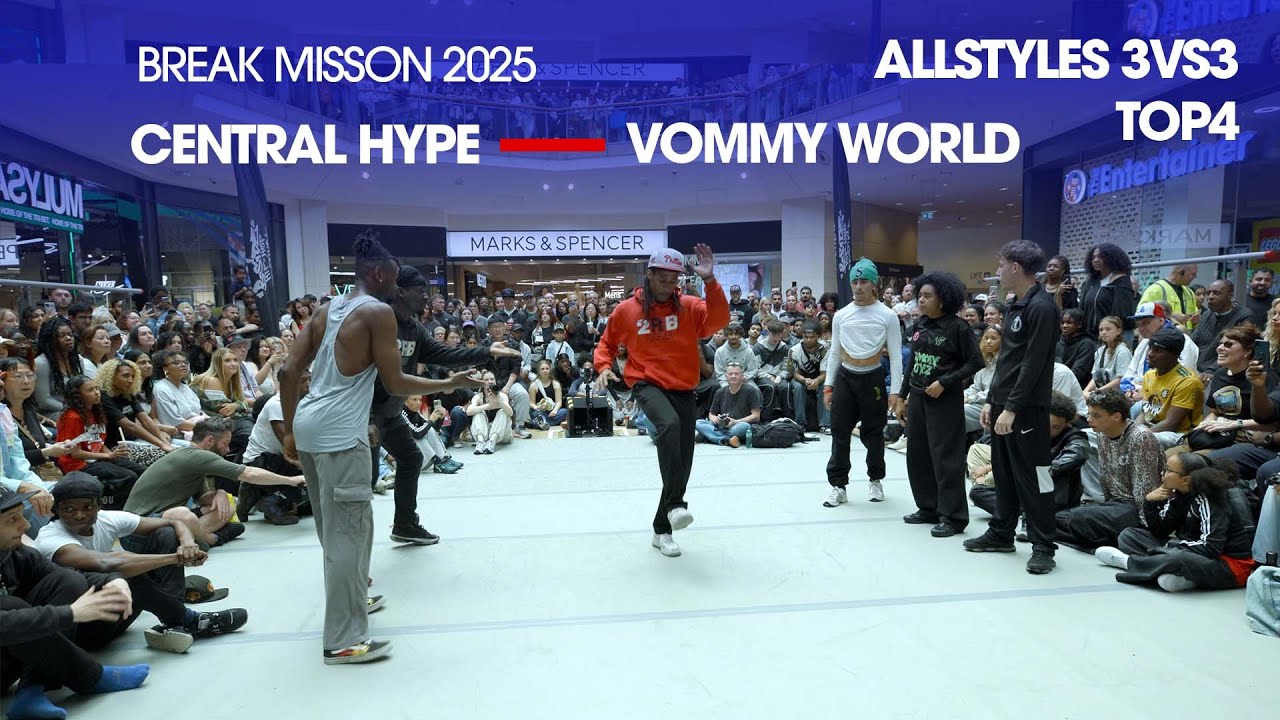 Central Hype vs Vommy World [Allstyles 3vs3 Top4] // stance x Break Mission & B-Side Hip-Hop Fest