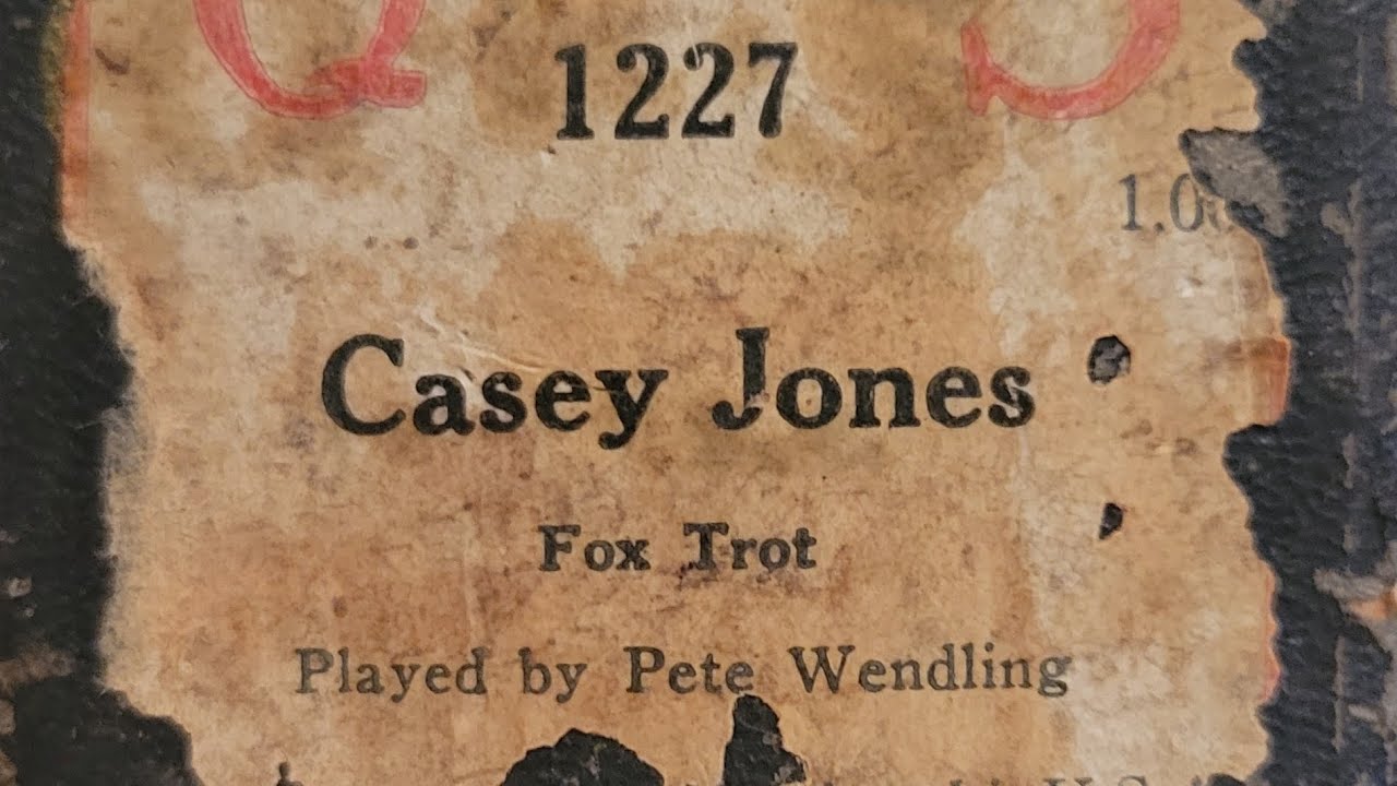 Casey Jones - Fox Trot - QRS Word Roll 1227 (phenomenal)