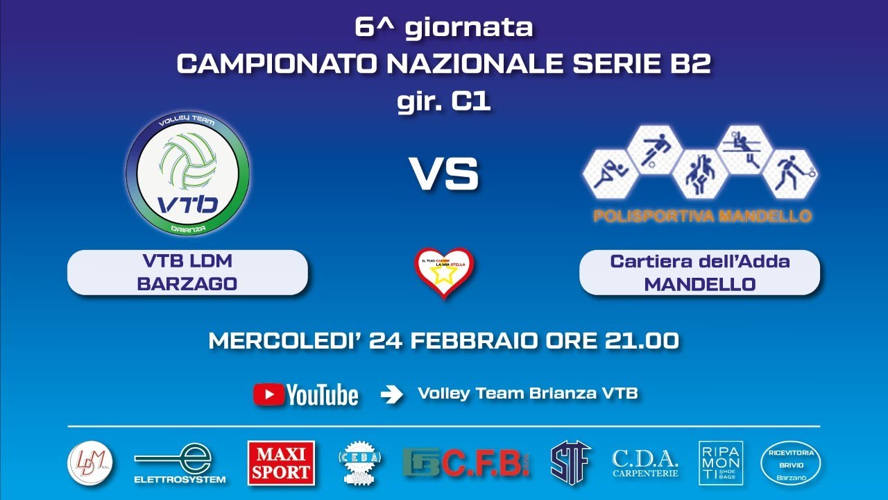 VTB LDM Barzago vs Cartiera dell'Adda Mandello