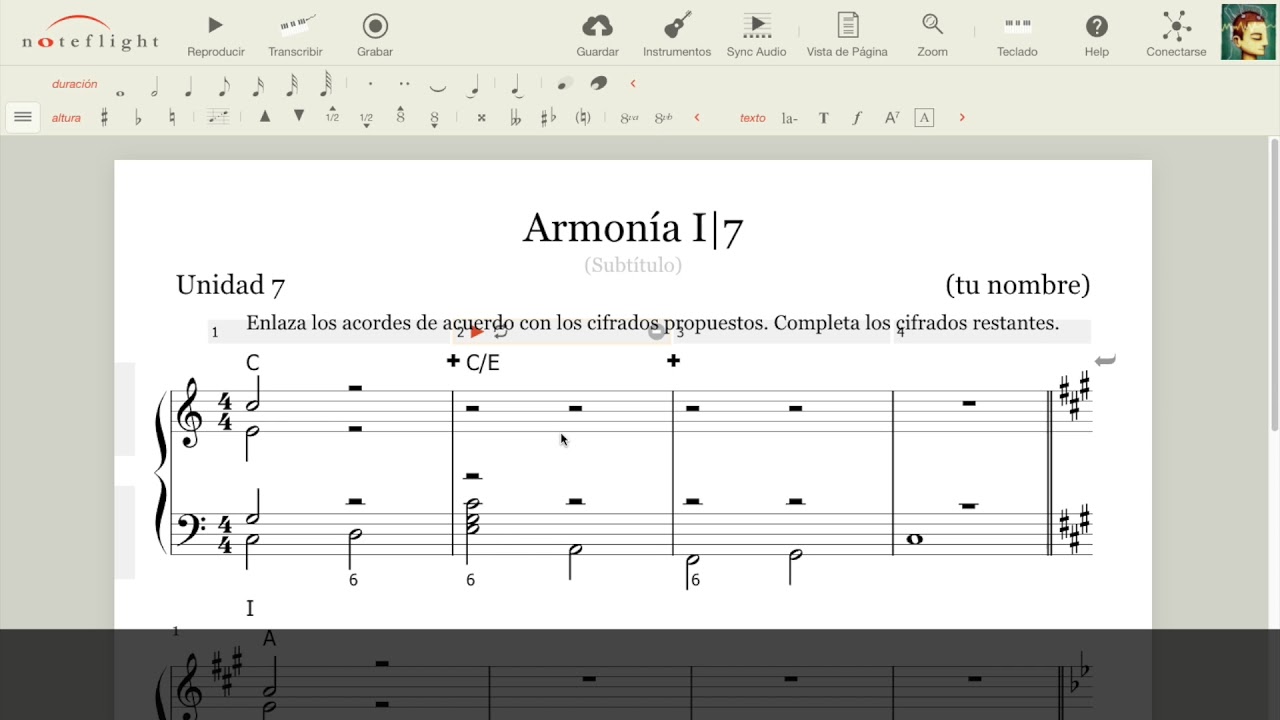 Curso de Armon&iacute;a - 7. La primera inversi&oacute;n