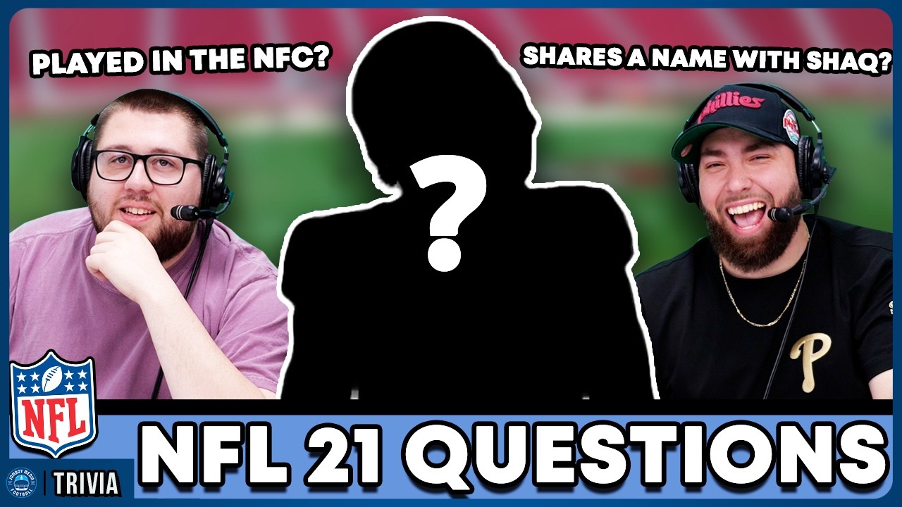 21 Questions to figure out WHO this NFL player is! (NFL 21 Questions)