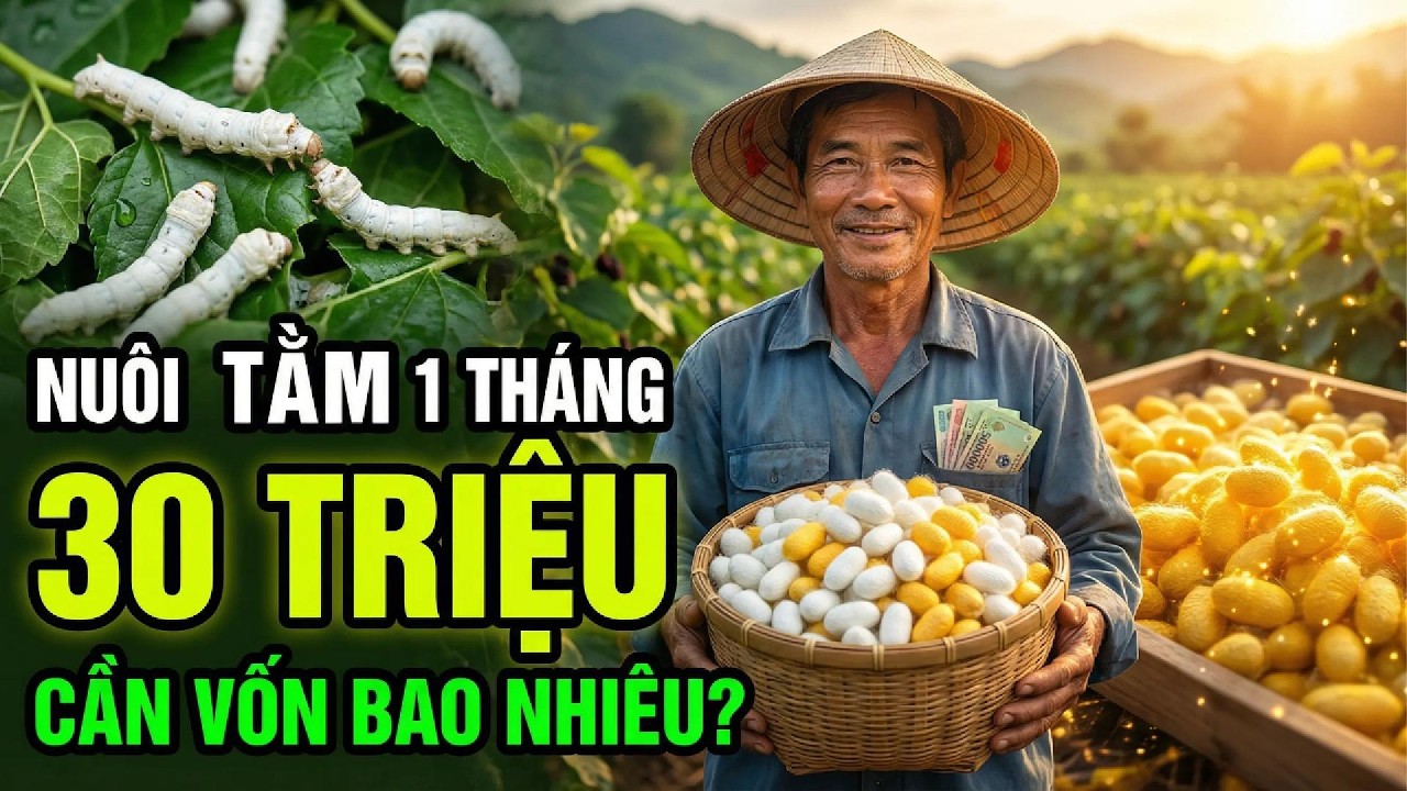Nuôi Tằm 1 Tháng Kiếm 30 Triệu? Sự Thật Cần Bao Nhiêu Vốn Để Bắt Đầu