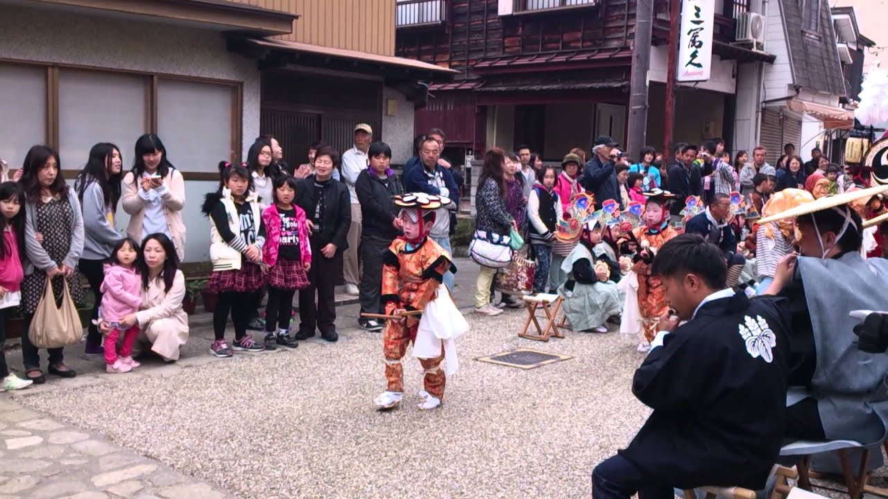 郡上八幡 春祭り 日吉神社 大神楽舞 2014年4月20日