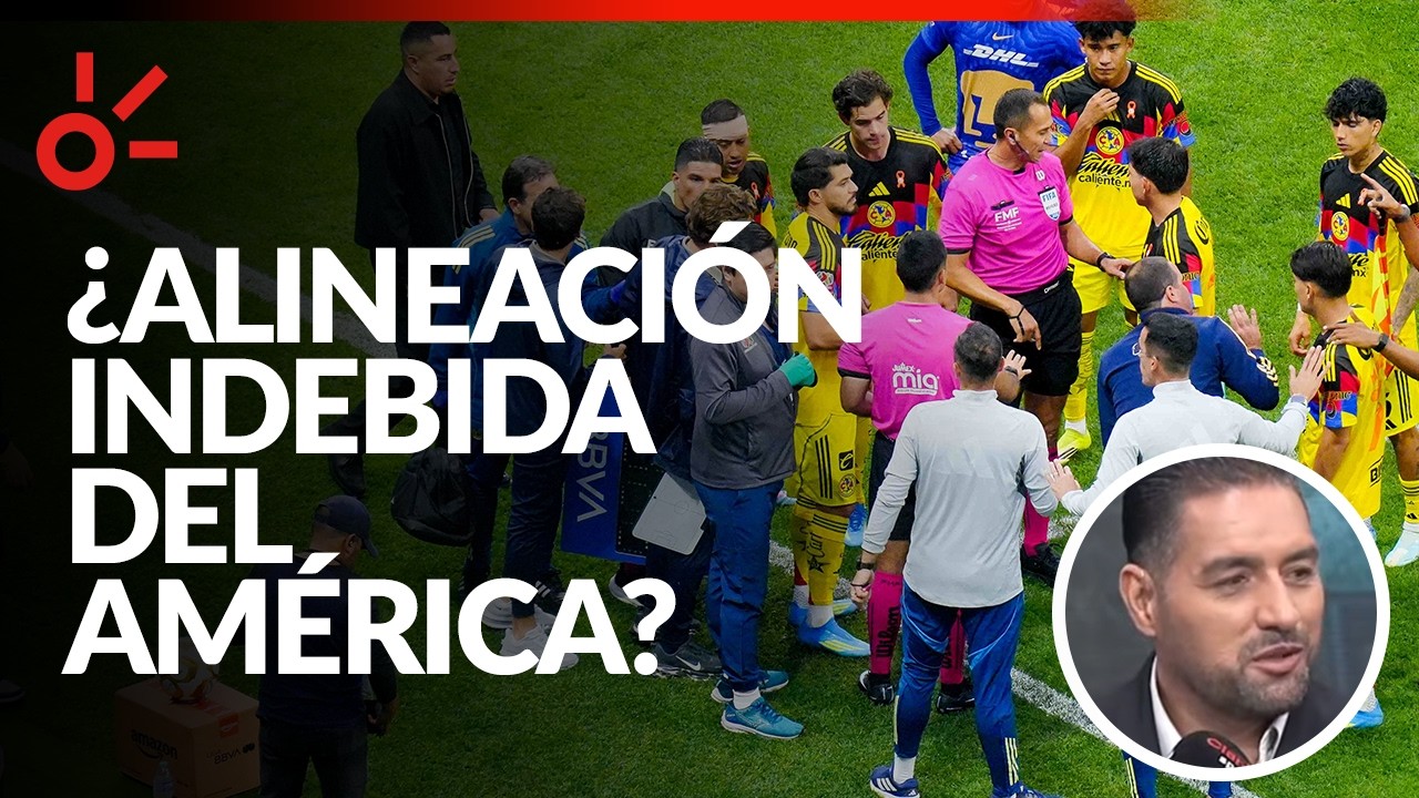 &iquest;Alineaci&oacute;n INDEBIDA del Am&eacute;rica? Garc&iacute;a Orozco aclara la POL&Eacute;MICA vs Pumas