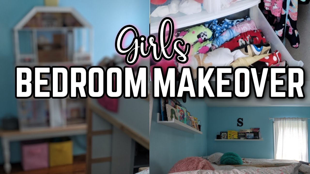 🌈 GIRLS BEDROOM TRANSFORMATION | MOM LIKELY! | Clean and Organize With Me