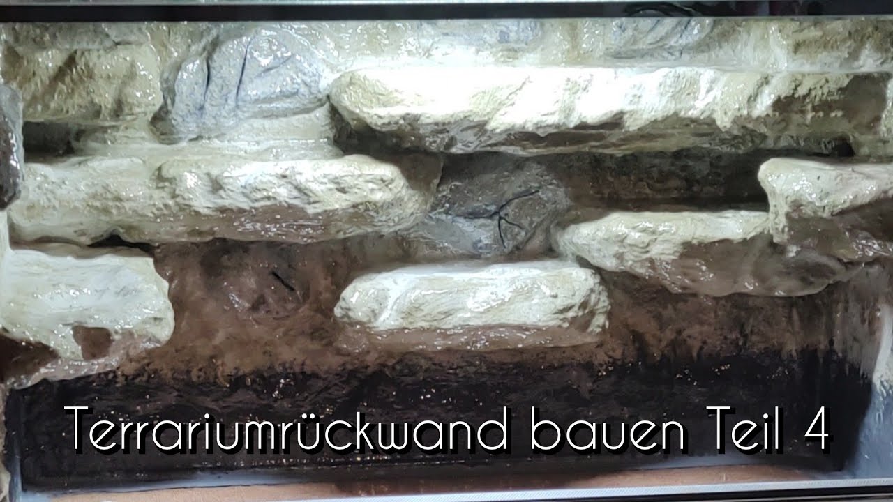 Terrariumrückwand bauen Teil4