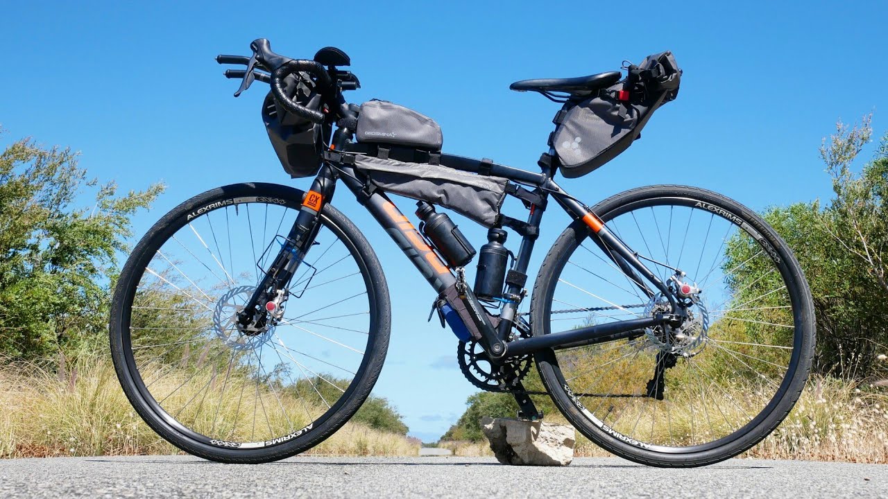 Ultralight Bikepacking Setup (Waterproof Bags by Geosmina)