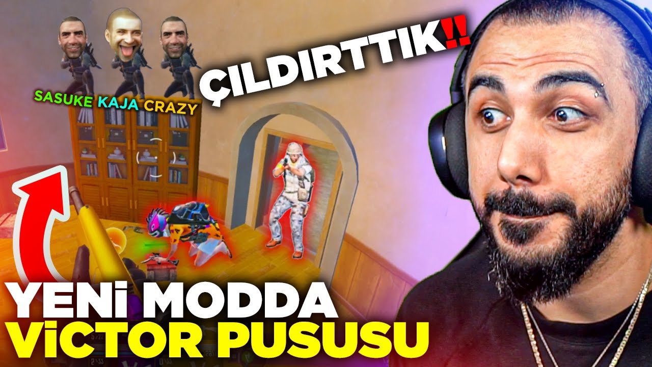 YENİ MODDA GÖRÜLMEMİŞ 4 VİCTOR PUSUSU!! 🤣 EKİPLE HERKESİ DELİRTTİK! | PUBG MOBILE