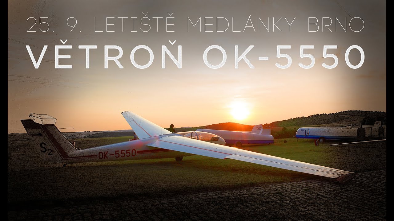 LET Větroňěm OK-5550 ||| 25.9. LETIŠTĚ MEDLÁNKY BRNO