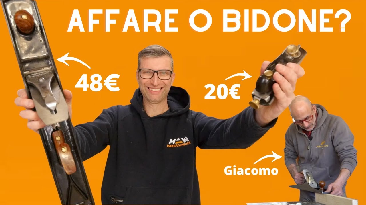 Testiamo le pialle più economiche del mercato con Giacomo Malaspina