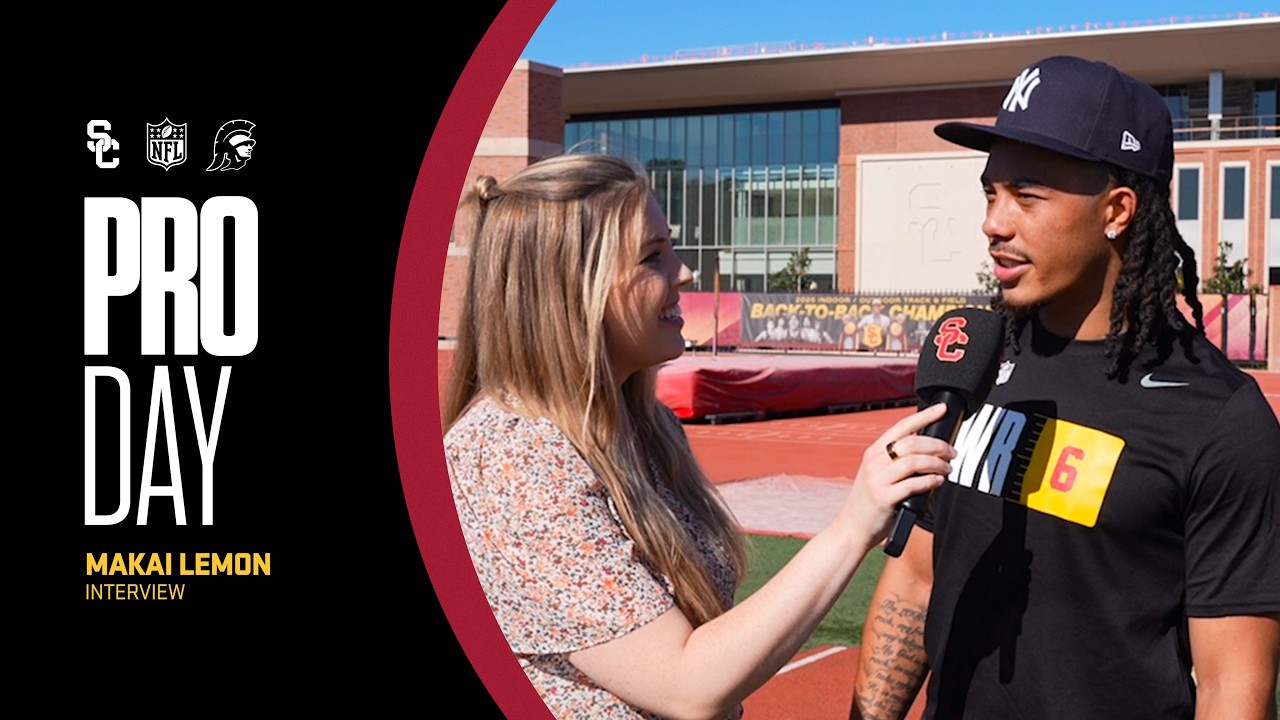 Makai Lemon on his NFL Draft Preparation and USC's 2026 Pro Day