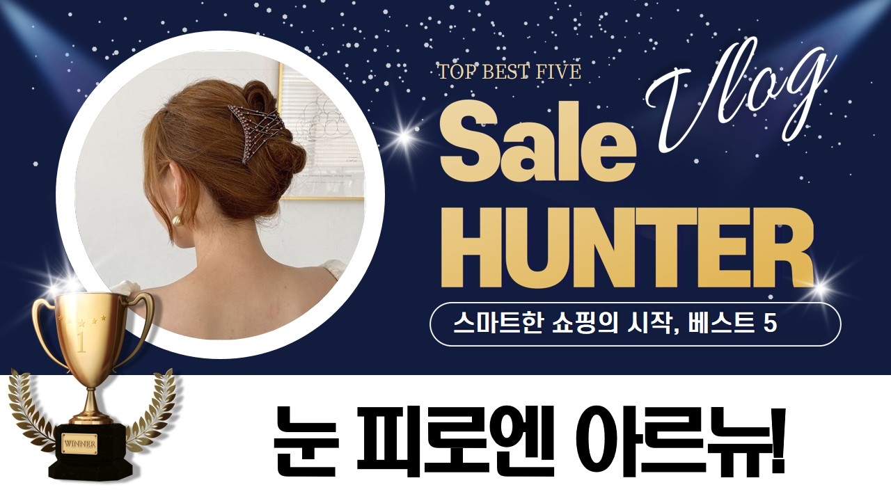 눈마사지 필수템 아르뉴  갓성비 헤어핀 추천! (빗핀, 집게핀, 쉬폰핀)