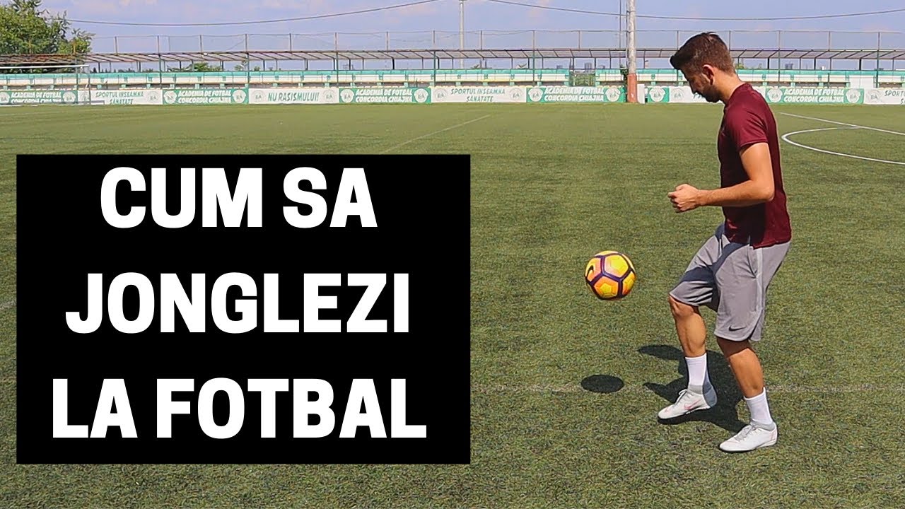 CUM SA JONGLEZI LA FOTBAL | CUM SA TII MINGEA PE PICIOR | IMPROVED FOOTBALL