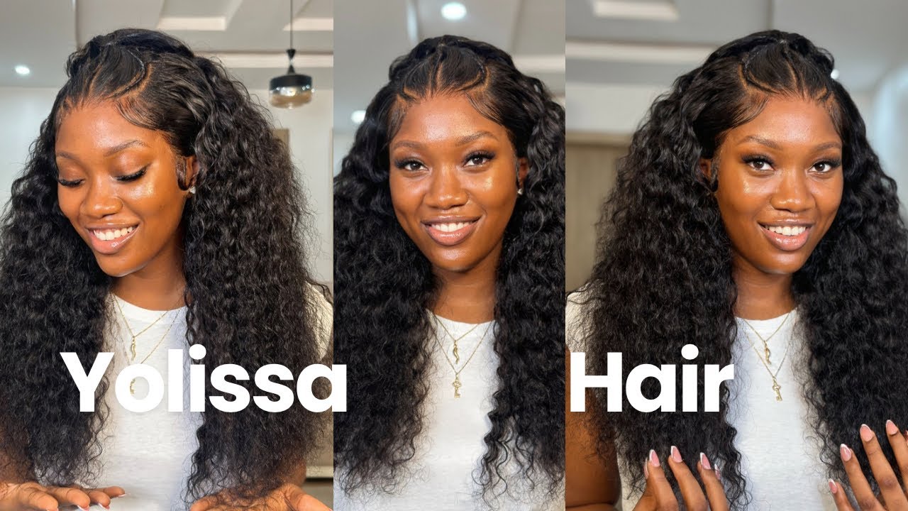 Best Braided Water Wave Wig! Affordable Pre Styled HD Frontal Wig Quick Install ft YOLISSA HAIR