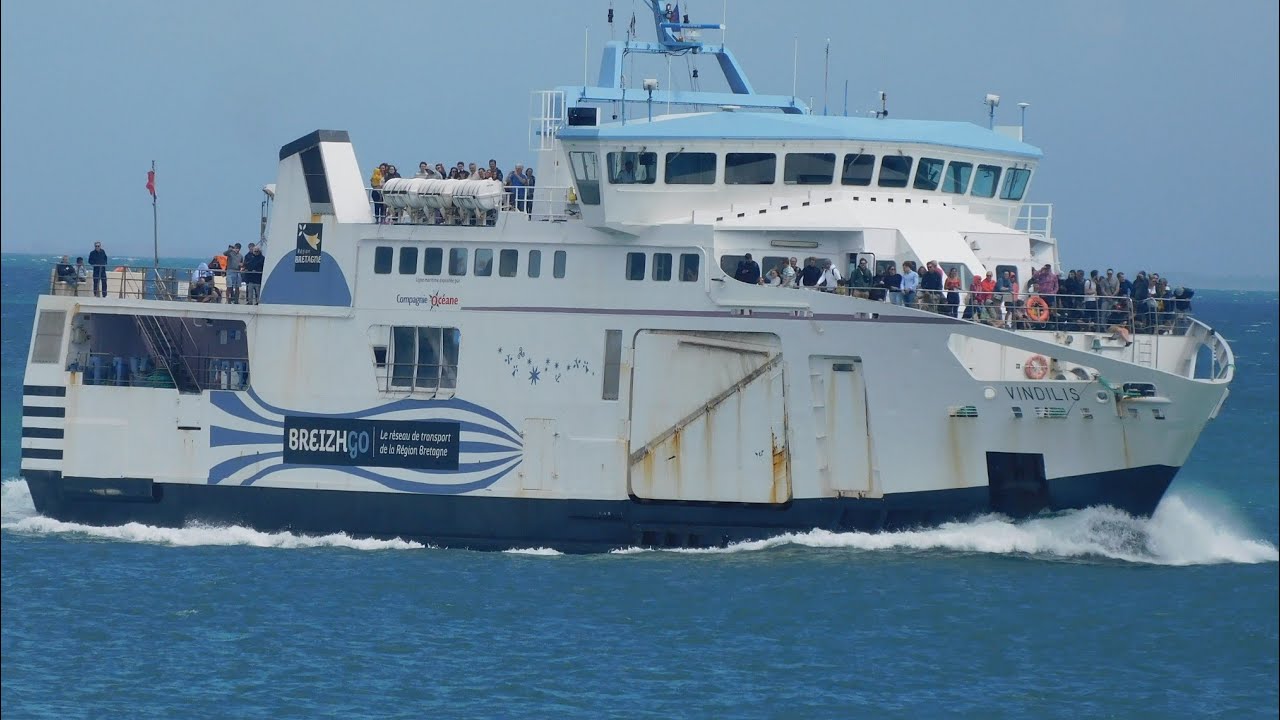 Arrivée du VINDILIS à Belle-île-en-Mer en provenance de Quiberon.