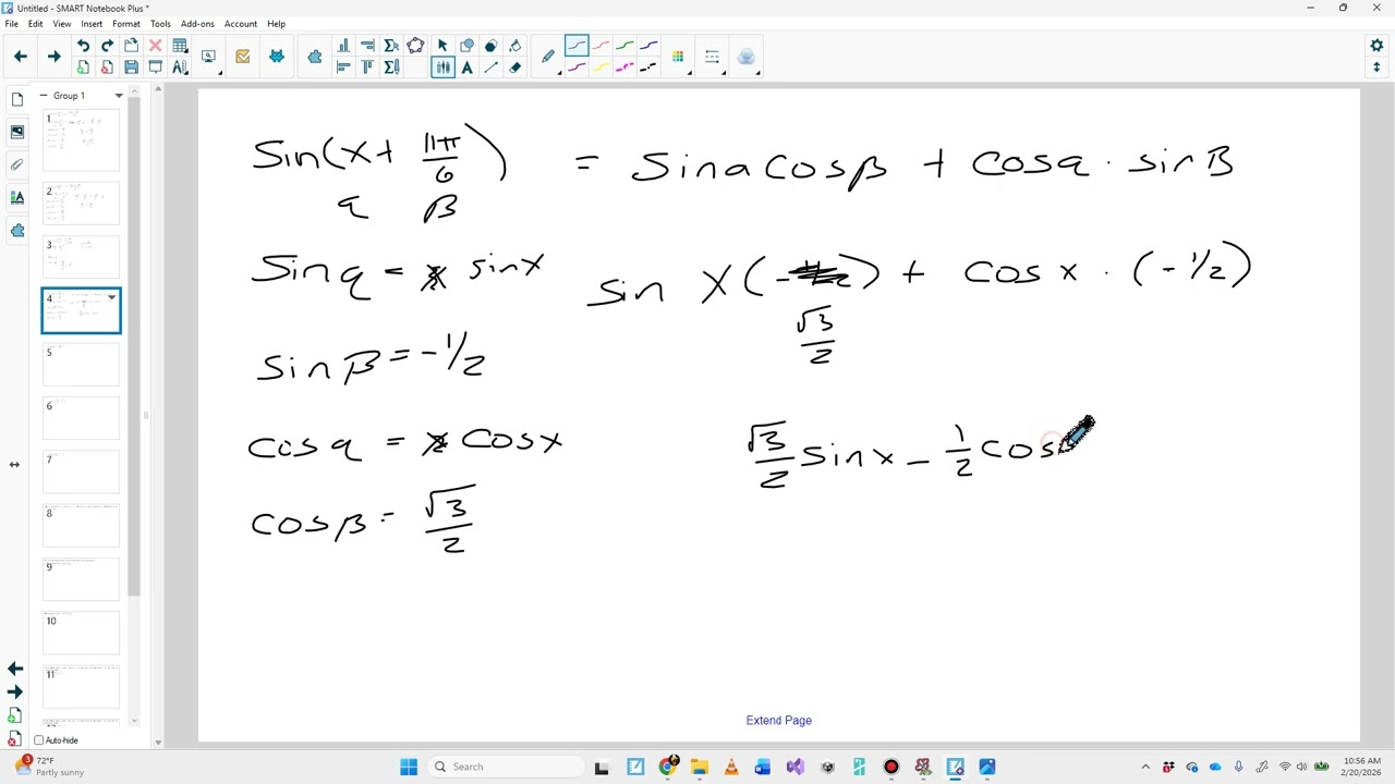 Chapter 7 2 Homework Video Precalculus