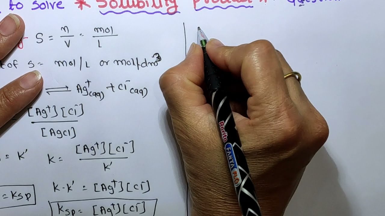 Trick To Find Out Solubility Product ll MCQ On Solubility Product ll Ionic Equilibrium