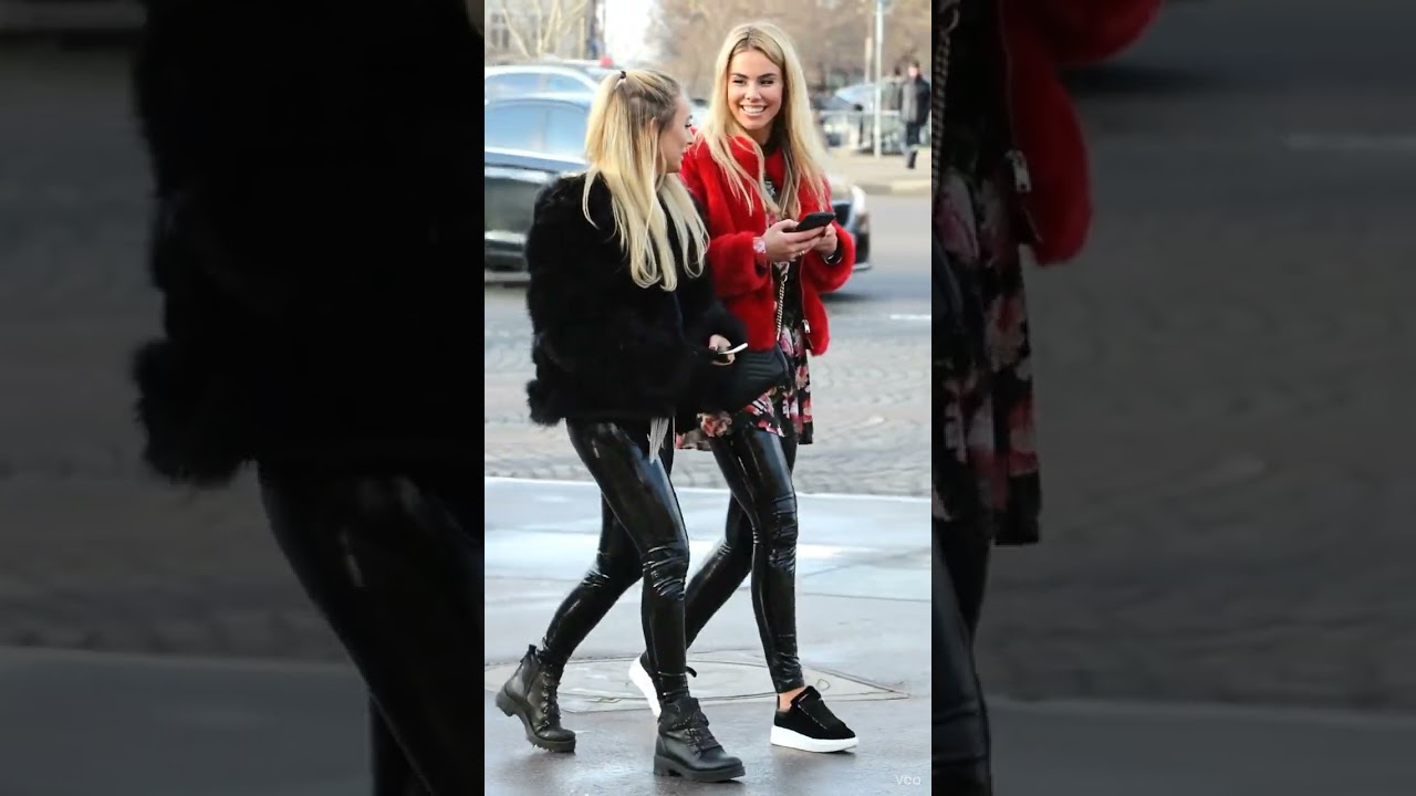 pvc leggings #fashiontrends #fashionstyle #blondgirl #fashion #leggings