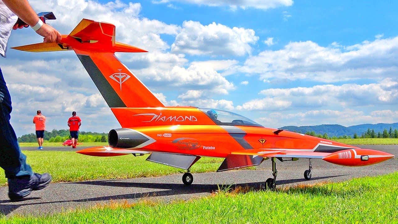 500KM/H!! ULTRA FAST FUTURISTIC RC TURBINE JET DIAMOND AVIATION DESIGN