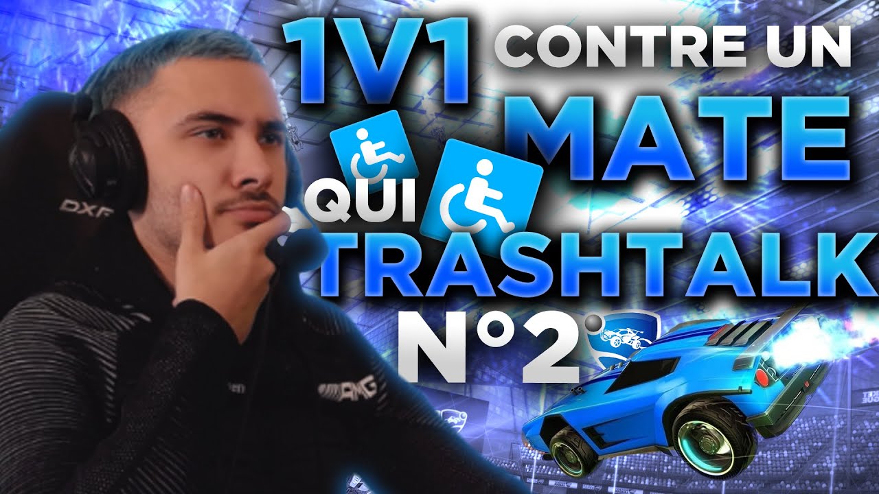 MON MATE PARLE MAL, JE LE 1V1 (oui, encore) SUR ROCKET LEAGUE