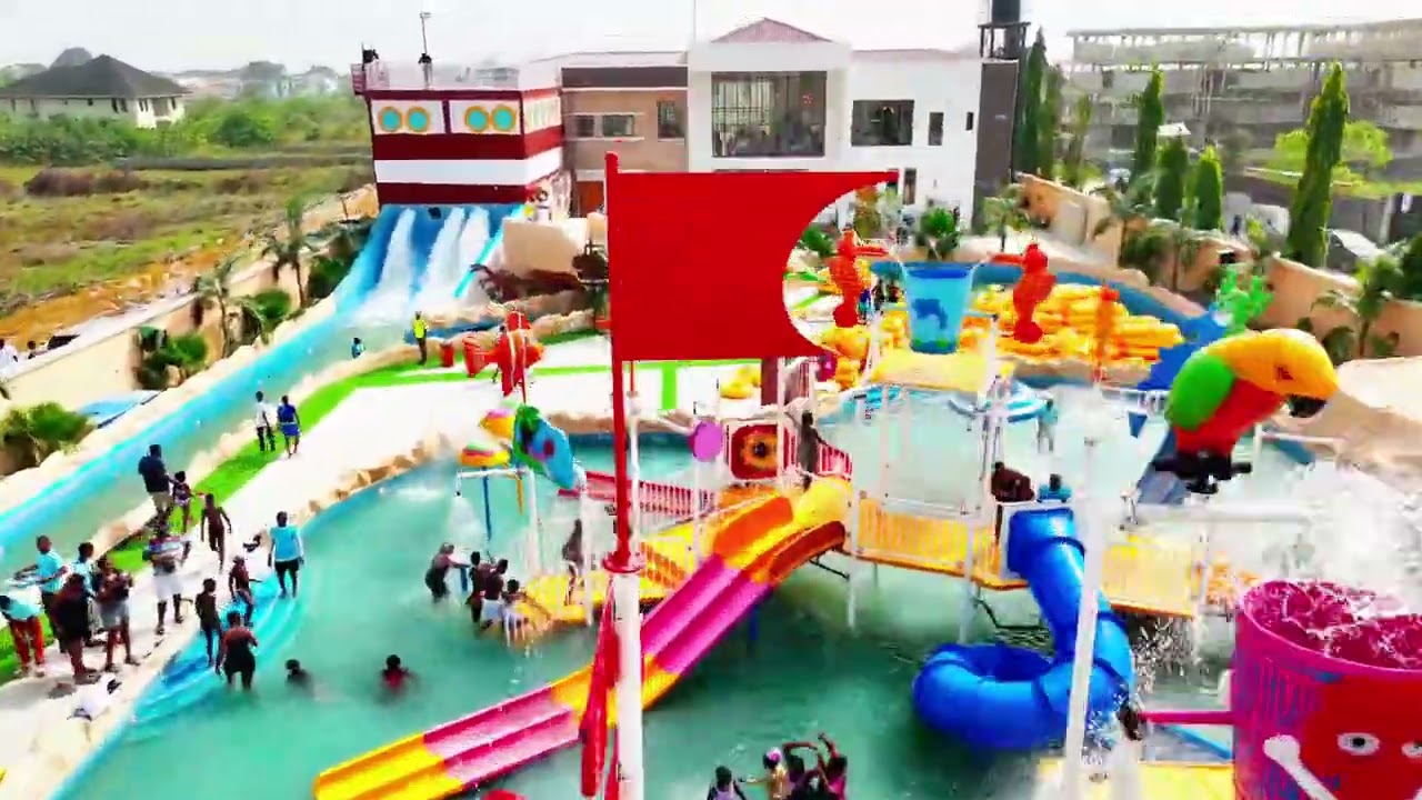 The largest man made beach in West Africa - Giwa Gardens Water Park