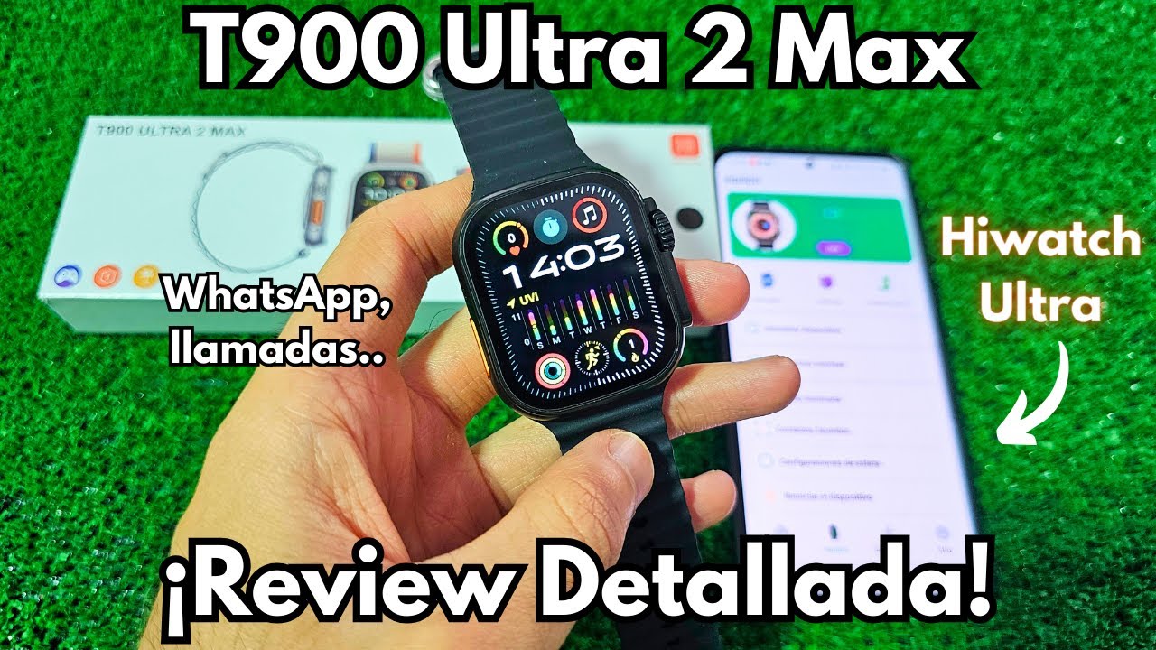 💥 Smartwatch T900 Ultra 2 Max | Características y Configuración COMPLETA | Hiwatch Ultra