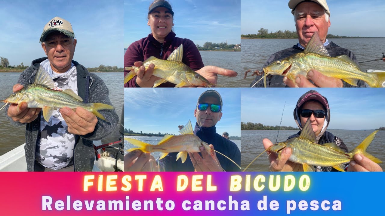 Disfrutando de la pesca en Concordia Relevamiento Fiesta del Bicudo