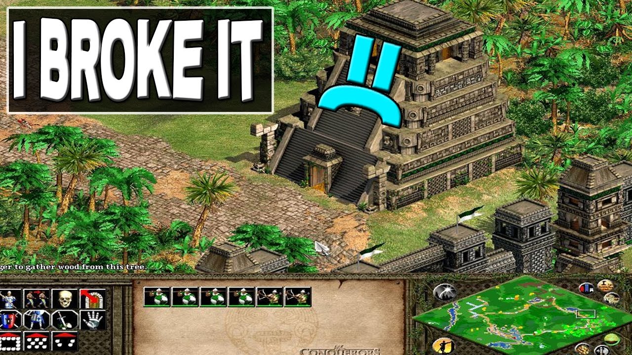 Age of Empires 2 - vs Hardest Computer (LOL I BROKE IT)